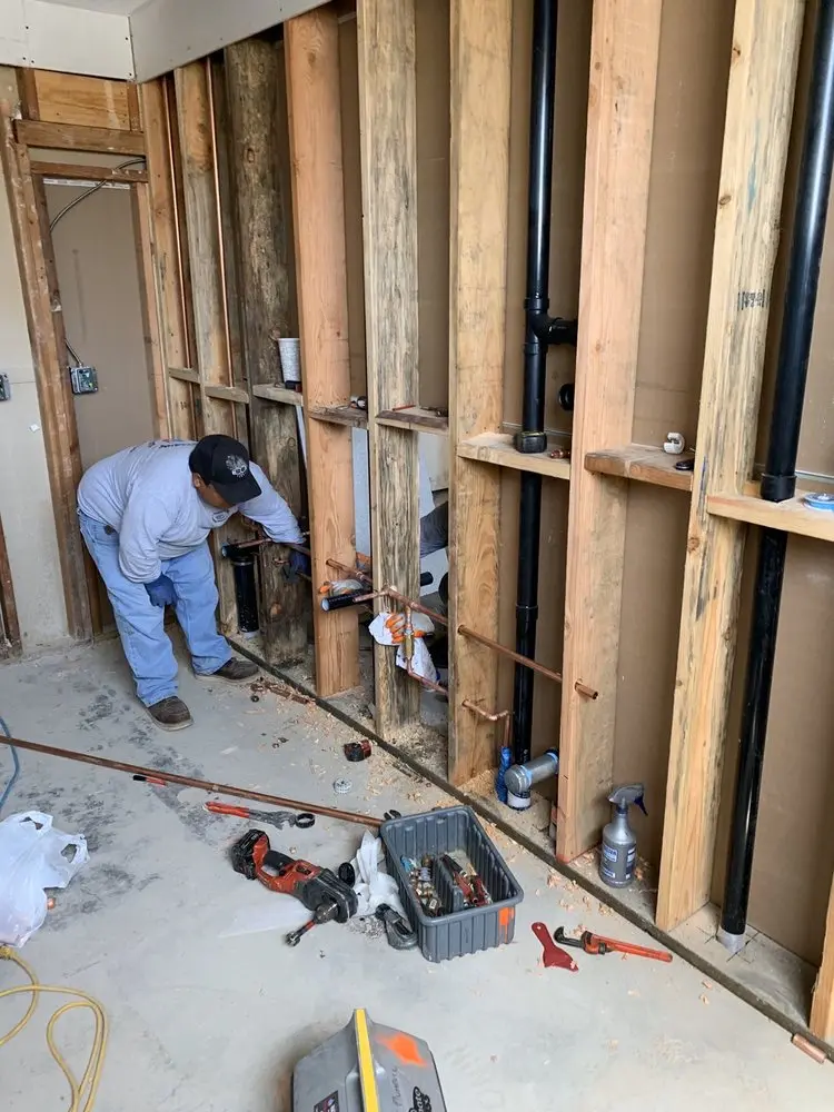Commercial rough-in plumbing for Water Heater Replacement in Hollywood